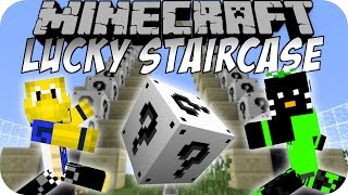 Minecraft LUCKY STAIRCASE #1 [White Lucky Blocks | Deutsch]
