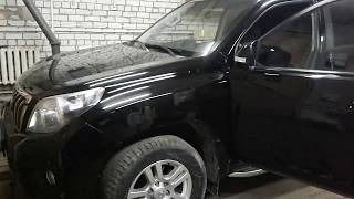 Toyota Land Cruiser Prado разборка водительской  карты двери своими руками