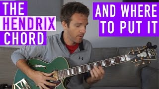 That Hendrix Chord and Where to Put It