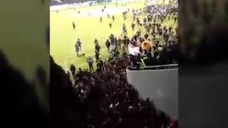 Bunyodkor stadionida Militsiya va futbol muxlislarini to'qnashuvi