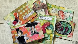 Mail Art Postcards - Heart Journaling Video #8