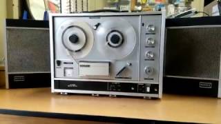Sony Tapecorder TC-540 demo run at Teletech Pro Audio