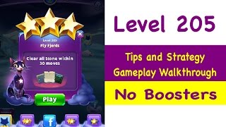 Bejeweled Stars Level 205 Tips and Strategy Gameplay Walkthrough No Boosters