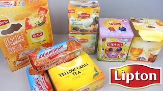 Lipton фруктовая коллекция + Жестяная банка в подарок | Чай Lipton  + Печенье в подарок