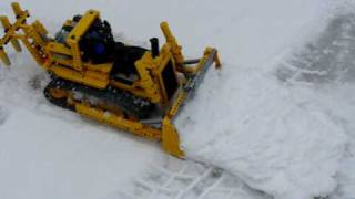 Lego Technic 8275 in the snow
