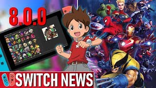 Switch Firmware Update 8.0.0, Marvel Ultimate Alliance 3 DATED & Yo-kai Watch 4 New INFO!