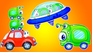 Мультики про машинки и инопланетян. Машинка Вилли 8 - мультфильм игра Красная машина спасает планету