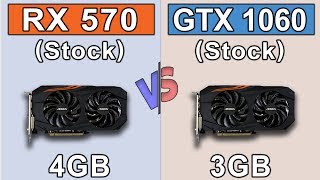 RX 570 (4GB) vs GTX 1060 (3GB) | New Games Benchmarks