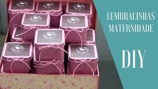 DIY LEMBRANCINHAS DE MATERNIDADE / VELAS AROMATIZADAS E BROWNIES