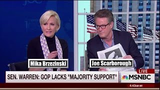 Mika Brzezinski on Elizabeth Warren: "I love her, but I'm getting tired of this act"