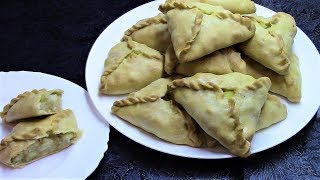 Треугольники с картошкой простая и очень вкусная домашняя выпечка. Постная выпечка.