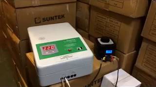 Обзор Стабилизатор напряжения SUNTEK СНЭТ-12500