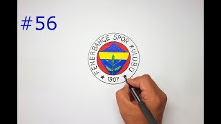FENERBAHÇE (FB) LOGO ÇİZİMİ NASIL YAPILIR (FB LOGO DRAWİNG) #56