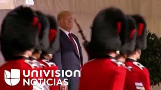 La reina Isabel II recibe a Donald Trump