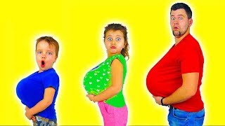 Милана и папа - правила поведения для детей