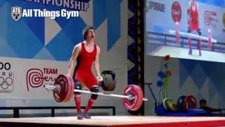 Revaz Davitadze (77kg, Georgia) 2015 Youth World Championships Lima