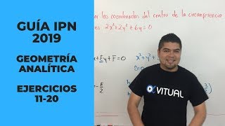 Guía IPN 2019 Geometría Analítica Ejercicios Resueltos 11-20 | Vitual
