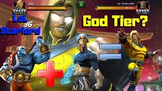Sentry+Ægon&Champion=God Tier? LoL Starlord Fight! 6* Sentry! - Marvel Contest of Champions