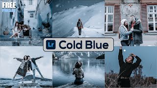 Lightroom Mobile Preset : How To Edit Cold Blue tones Tutorial