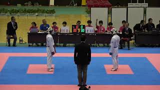 2018IH  空手道 男子 団体組手 決勝 高松中央（香川県） 対 日本航空（山梨県）
