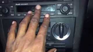 Connects2 Aux Adaptor Audi A3 Concert 2 ISO Installation