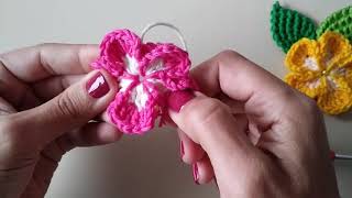 #edineiasinatra #flordecroche FLOR PRIMAVERA / FLOR DE SETEMBRO / FLOR DE CROCHÊ PRIMAVERA