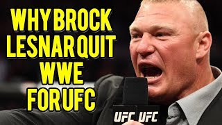Is This Why Brock Lesnar Is Leaving WWE for UFC?