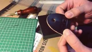 Guitar Strap Making Process, Pt. 1: Leather Ends