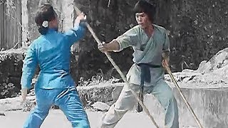 Мать проверяет чему научился сын в кунг фу | Mother checks what the son in kung fu has learned