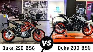 KTM Duke 250 BS6 VS Duke 200 BS6 | Which one to choose?