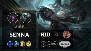 Senna Mid vs Qiyana - EUW Master Patch 10.1