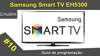 Samsung Smart TV EH5300 - Guia de Programação e Informação do Canal - PT-BR
