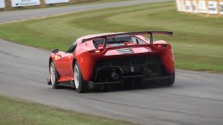 2019 Ferrari P80/c - INSANE Launches & Turbo whistle SOUNDS!