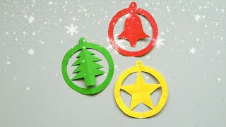 Cara Membuat Hiasan Natal - Ornamen Natal Dari Kertas