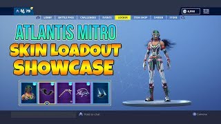 “Atlantis Mitr0” SKIN LOADOUT SHOWCASE  (“DYNAMO” OUTFIT GAMEPLAY) | Fortnite SEASON 7)