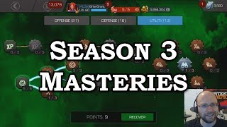 Season 3 Mastery Build | Marvel Contest of Champions
