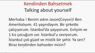 How to talk about yourself in Turkish - Personal Questions in Turkish