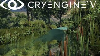 Cryengine V (Cryengine 5) #10 Создание реки. Настройка. River