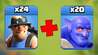БЕЗУМНЫЙ МИКС! ШАХТЁРЫ И ВЫШИБАЛЫ! Clash of Clans