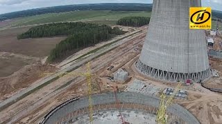 Александр Лукашенко посетил площадку строительства Белорусской атомной электростанции