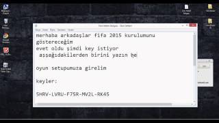 Pes(pro evolution soccer) 2015 kurulum,serial ,key