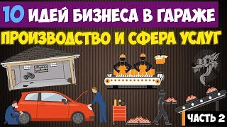 Бизнес в гараже - 10 идей из сферы услуг и производства в гараже | часть 2