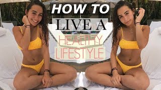 TEENAGE HEALTHY LIFESTYLE ROUTINE: 6am workout, school, and what I eat!