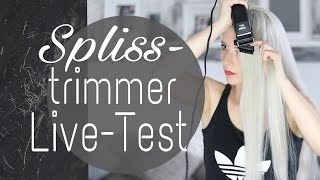 Spliss selbst entfernen│SPLISSTRIMMER LIVE-TEST│UnPeuDeMoi