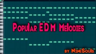 Martin Garrix, Hardwell, Tiesto, KSHMR, Skrillex Melodies in FL Studio 12 [FREE FLP]