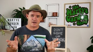 "DON'T GIVE UP" Gardening DELETE Anxiety & Depression from Your Life