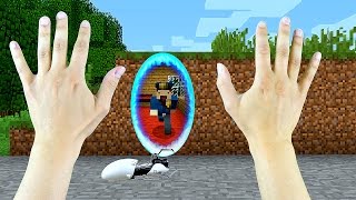 REALISTIC MINECRAFT - THE PORTAL GUN