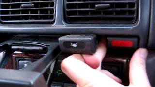 Forester SF5, замена лампочки в кнопке "аварийки"