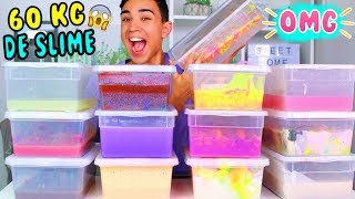 JE MÉLANGE TOUS MES SLIMES XXL ?!! JustJonathan