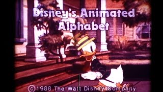 Disney’s Animated Alphabet Educational Short film 16mm Hd Hbvideos